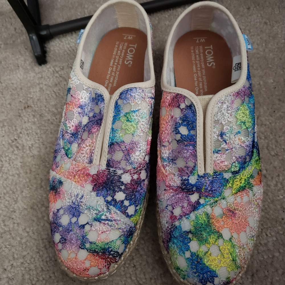 Colorful Toms Shoes